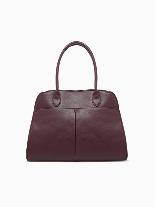 Janice Top Handle Burgundy Dark Red