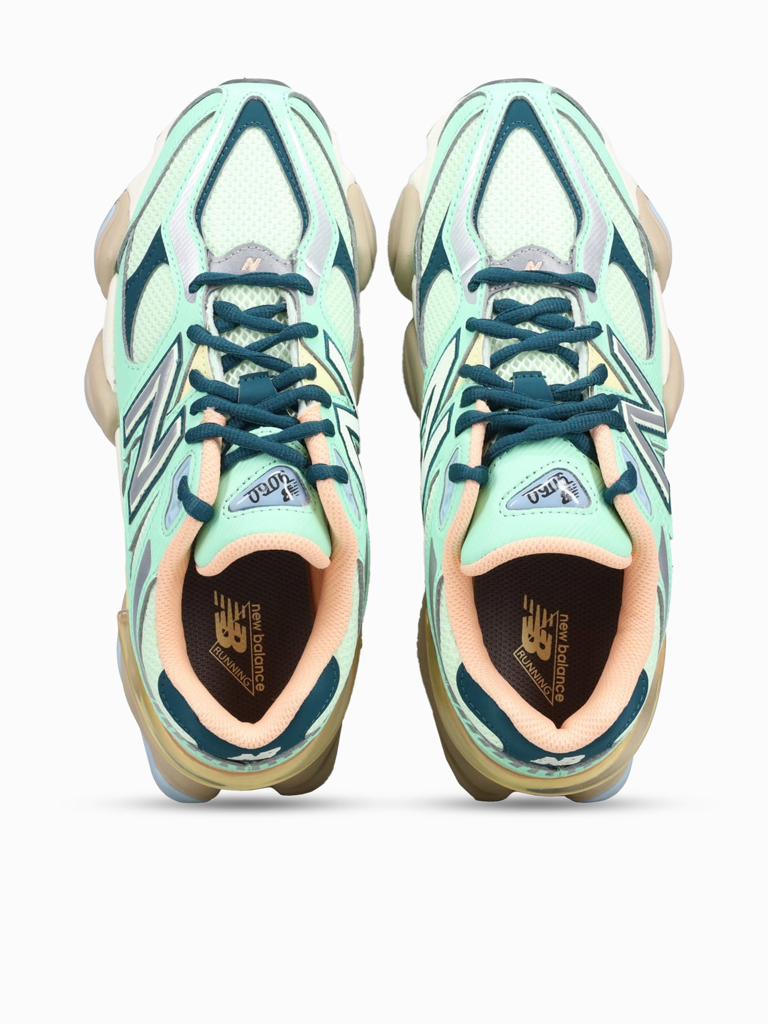 9060 Mint Navy leather Mesh Multi / 4 / M