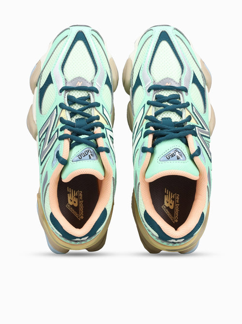 9060 Mint Navy leather Mesh Multi / 4 / M
