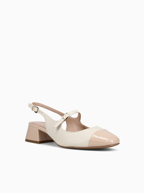 Cappy Beige Nude leather Beige / 5 / M