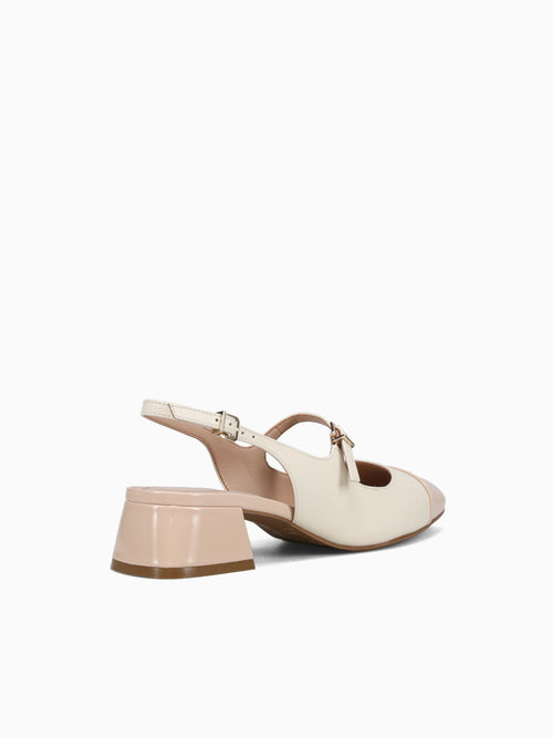 Cappy Beige Nude leather Beige / 5 / M