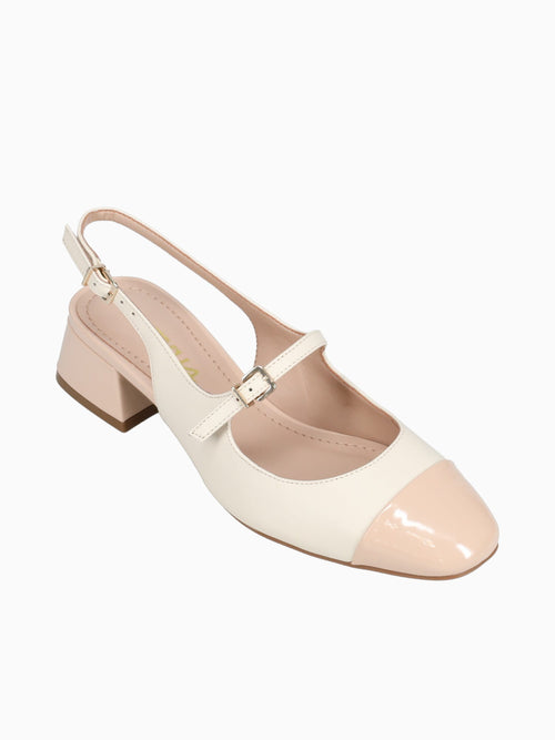 Cappy Beige Nude leather Beige / 5 / M
