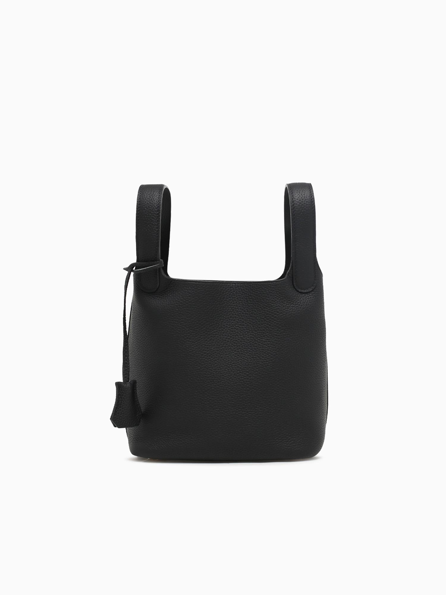 Skandia Top Handle Black Leather Black