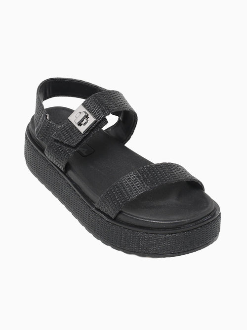 Galicia Preto Raffia Black / 5 / M