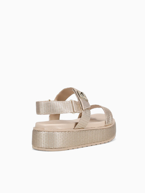 Galicia Ouro Raffia Gold / 5 / M