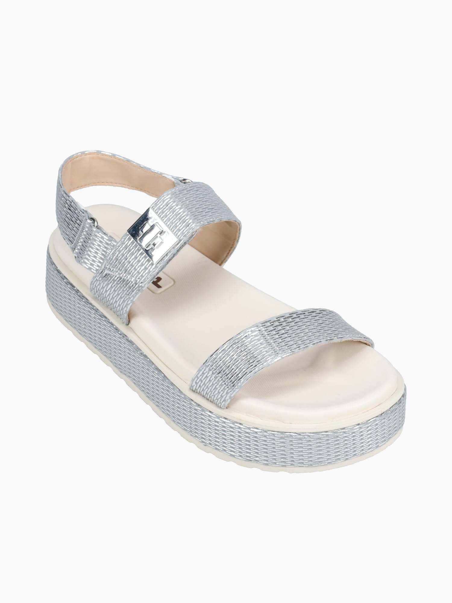Galicia Silver Raffia Silver / 5 / M