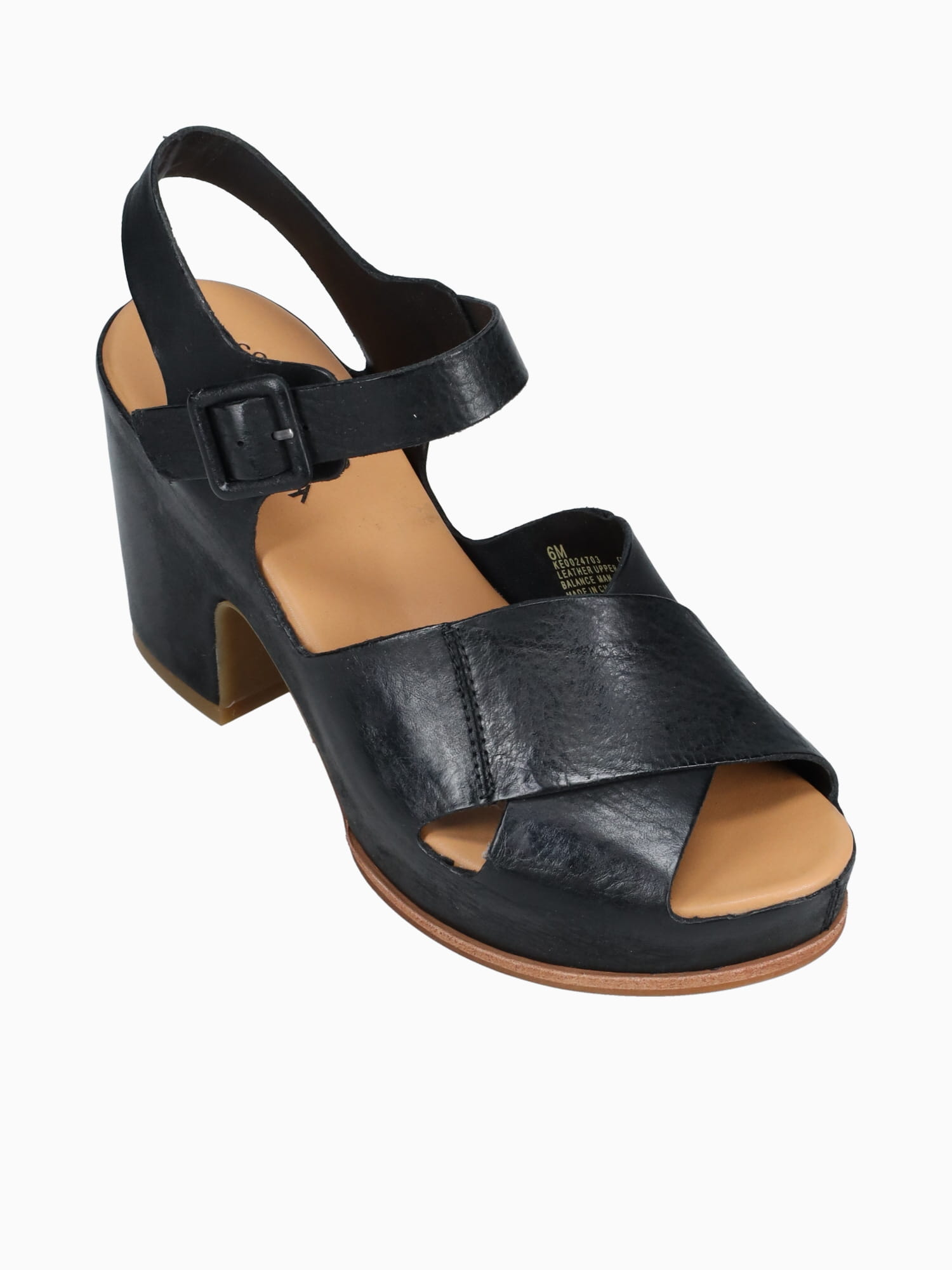 San Isabel Black Full Grain Leather Black / 5 / M