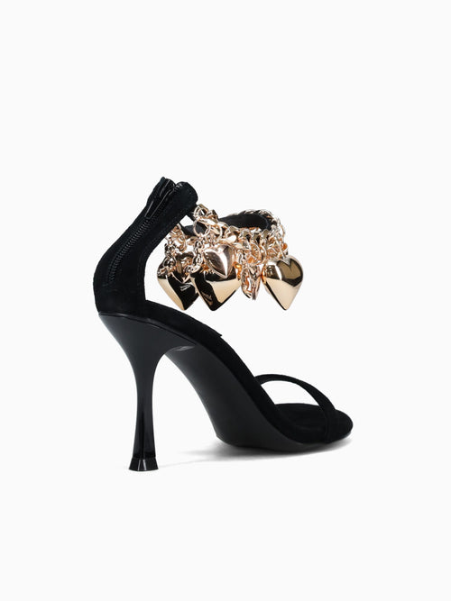 True Love Black Gold suede Black / 5 / M