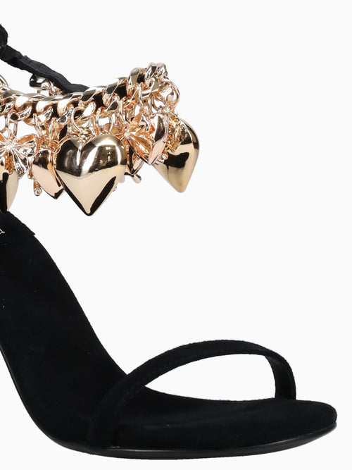 True Love Black Gold suede Black / 5 / M