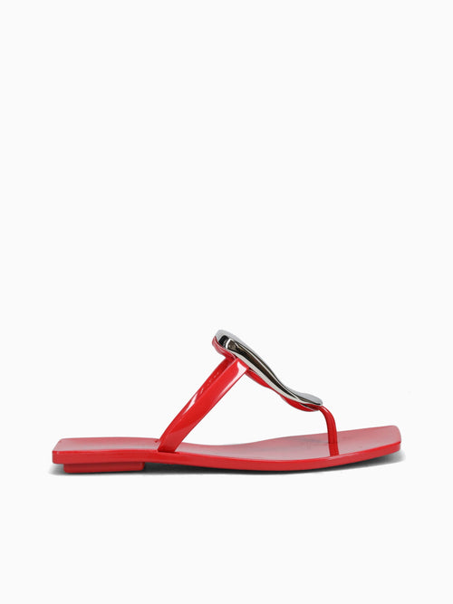 Linquesj Red Silver shiny Red / 5 / M