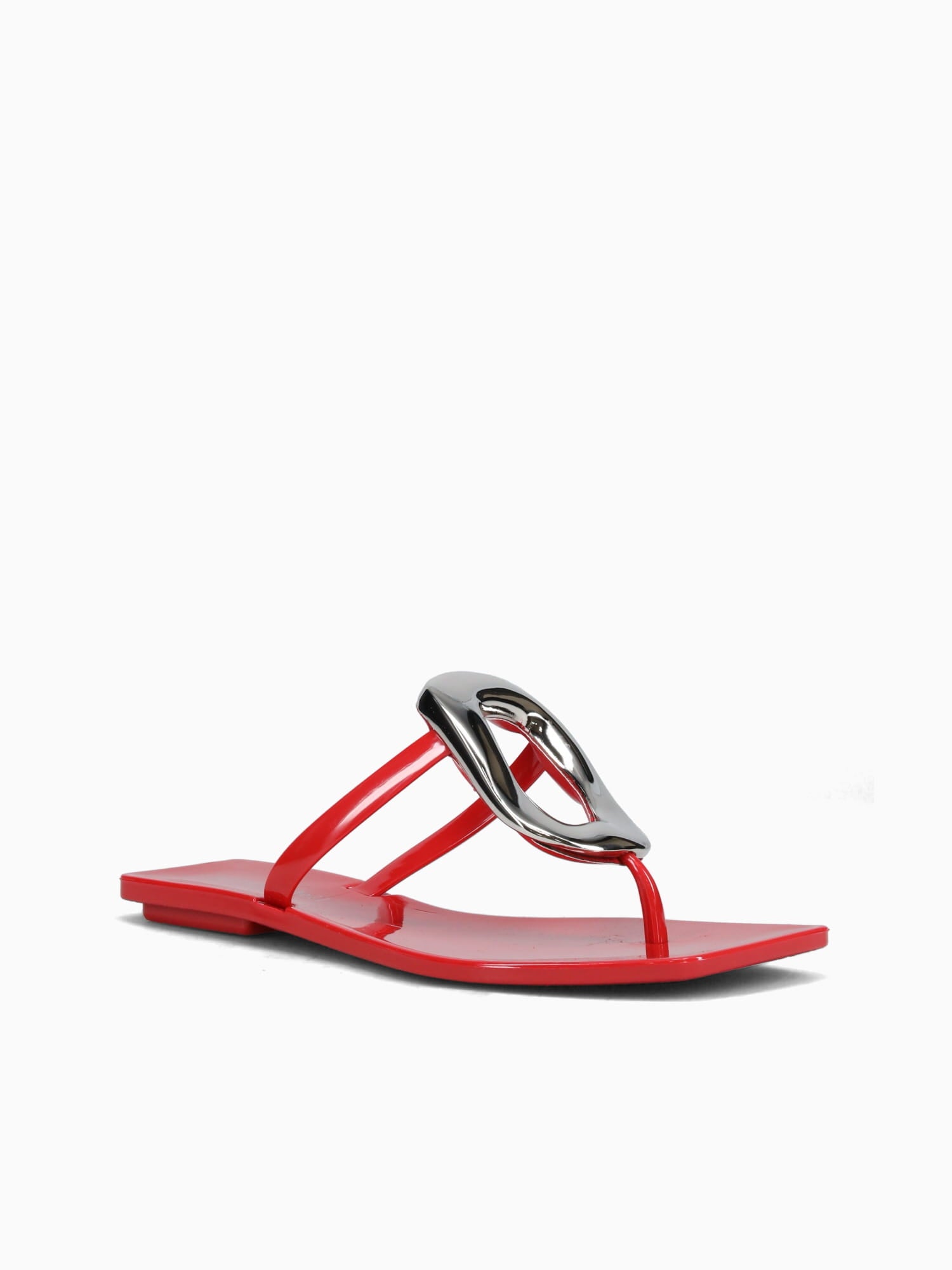 Linquesj Red Silver shiny Red / 5 / M