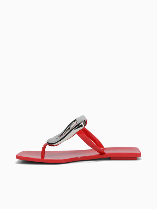 Linquesj Red Silver shiny Red / 5 / M