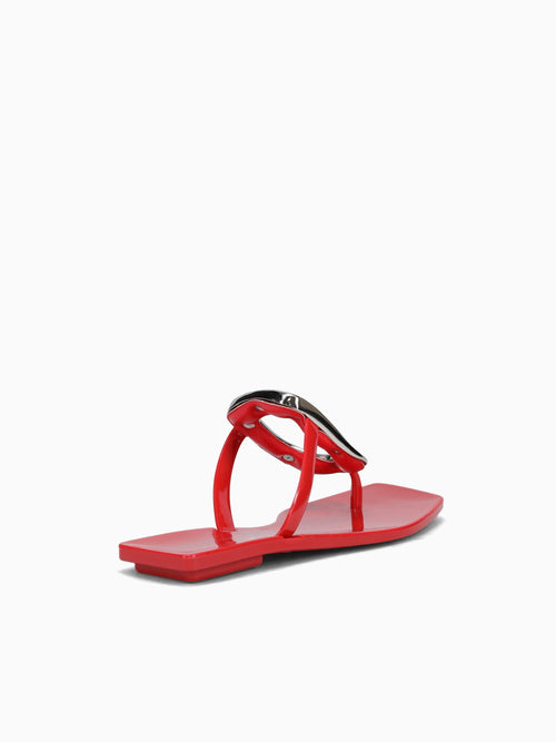 Linquesj Red Silver shiny Red / 5 / M