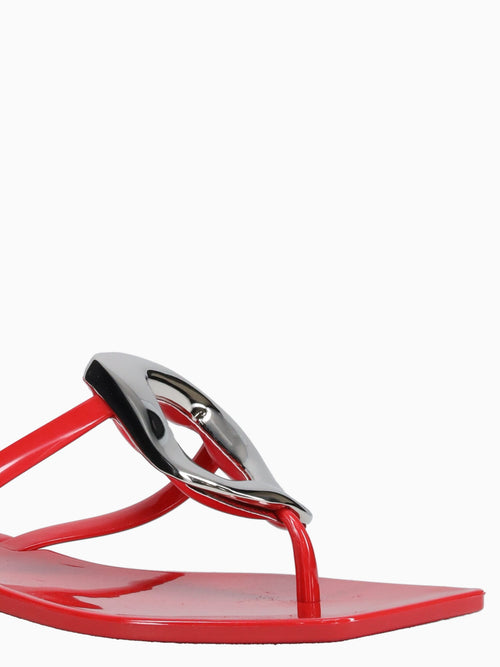 Linquesj Red Silver shiny Red / 5 / M