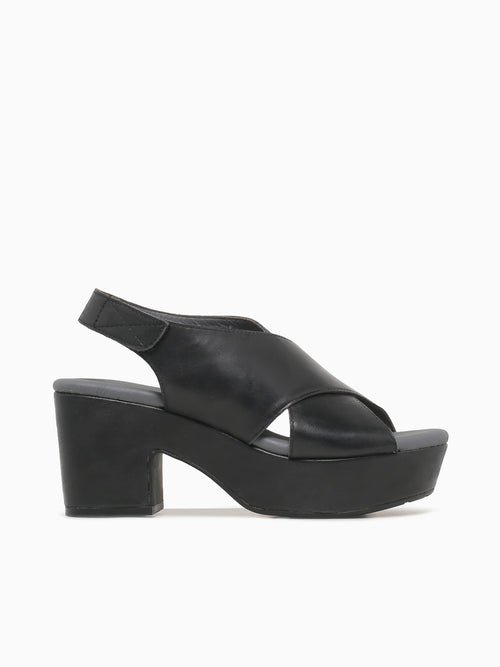 Glendera Black Leather Black / 6 / M
