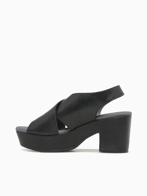 Glendera Black Leather Black / 6 / M