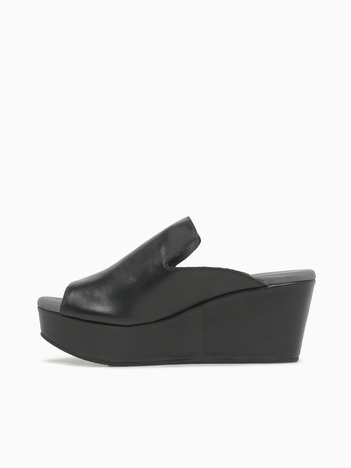 Whisper Black Leather Black / 6 / M