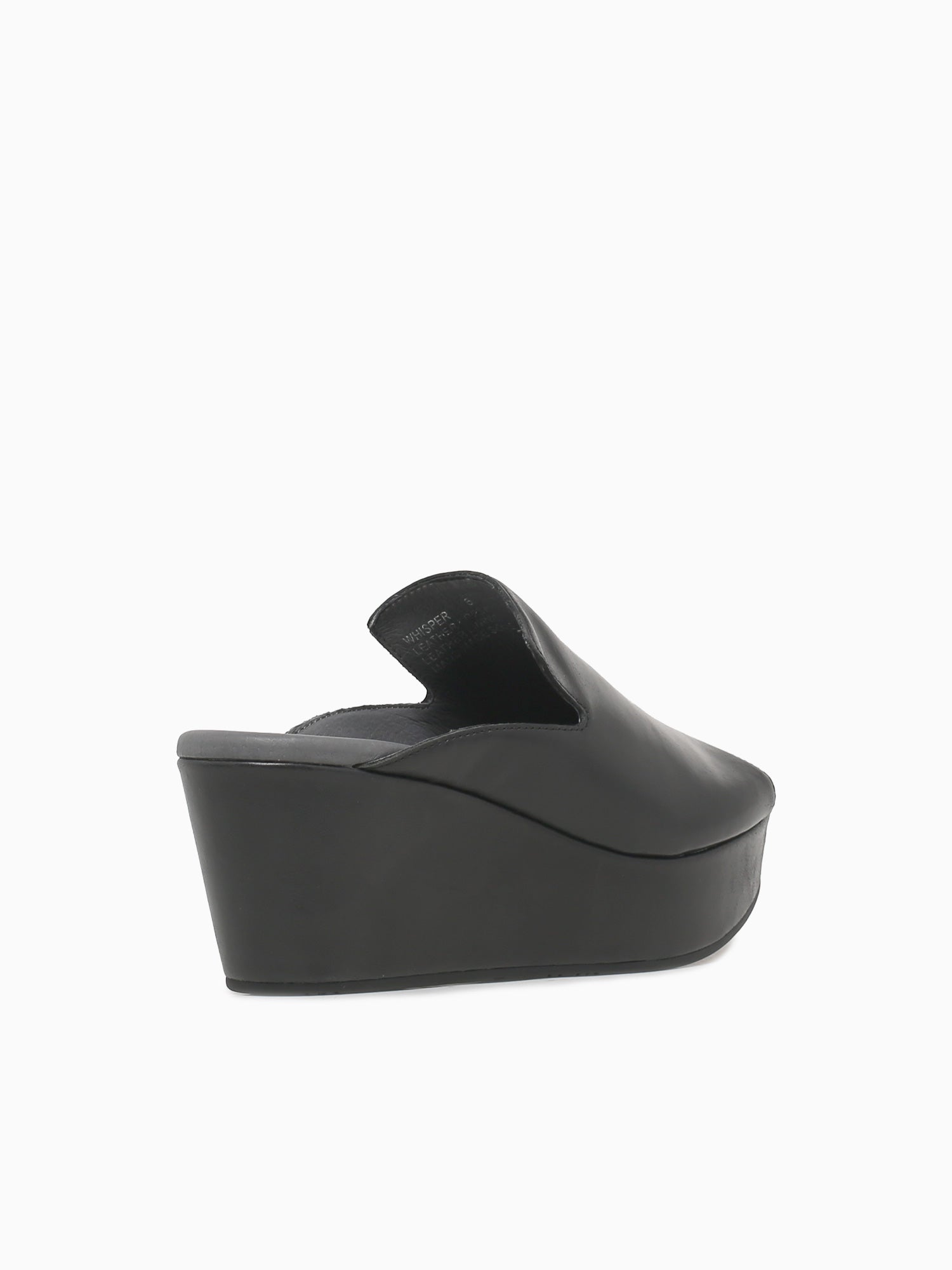 Whisper Black Leather Black / 6 / M