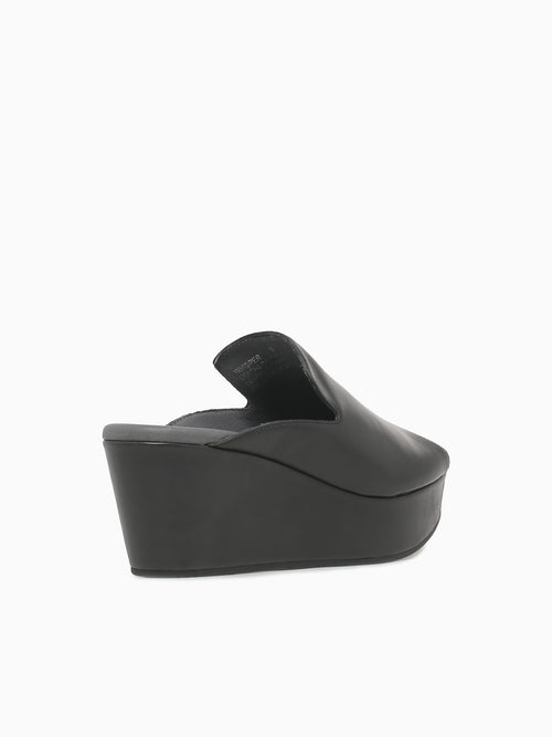 Whisper Black Leather Black / 6 / M