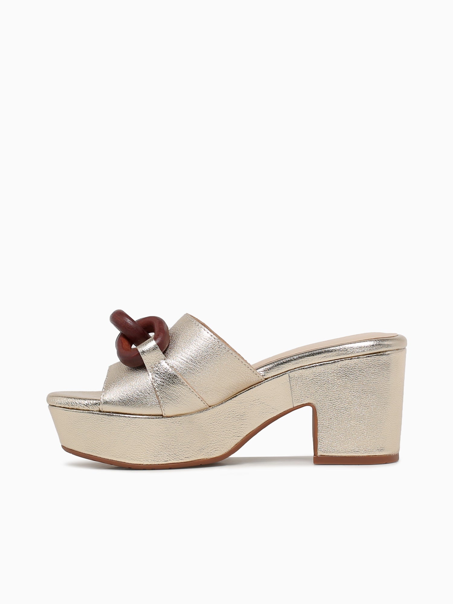 Grecia Lt Gold Leather Gold / 6 / M