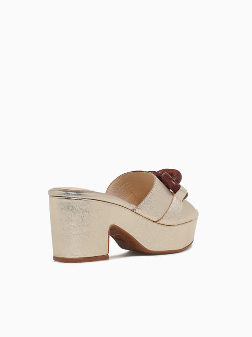 Grecia Lt Gold Leather Gold / 6 / M