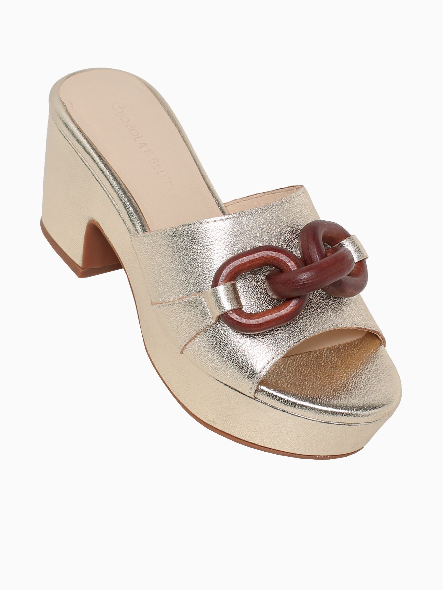 Grecia Lt Gold Leather Gold / 6 / M