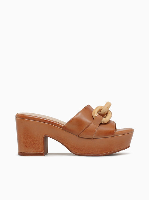 Grecia Lt Camel Leather Tan / 6 / M