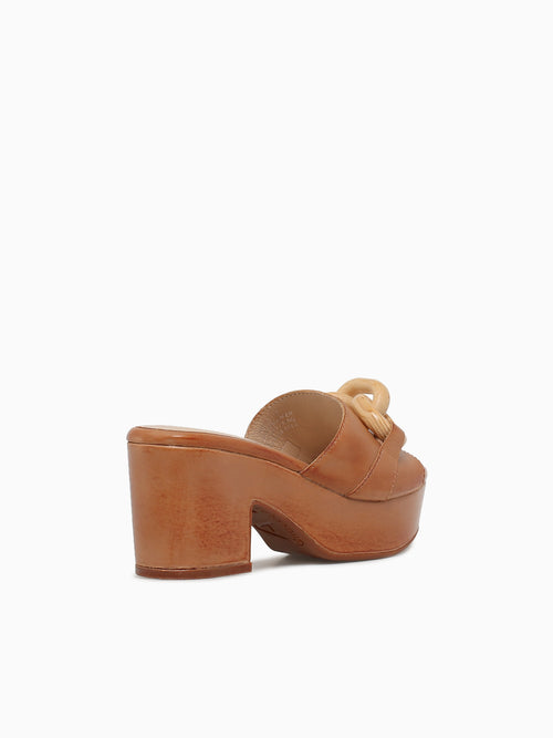 Grecia Lt Camel Leather Tan / 6 / M