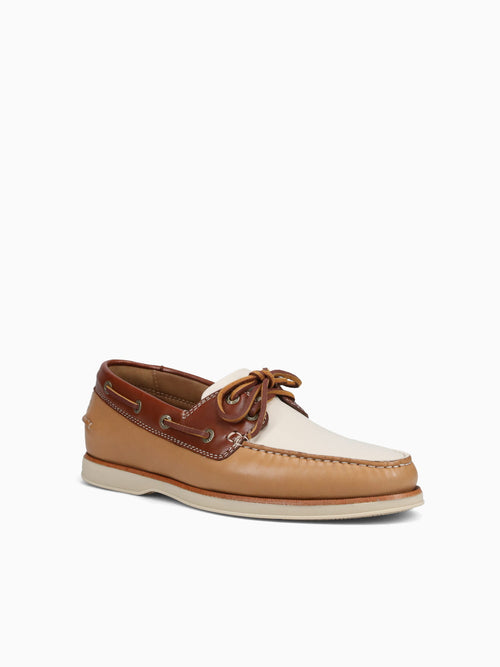 Monaco Boat Shoe Tan Multi Sheepskin Tan / 8 / M