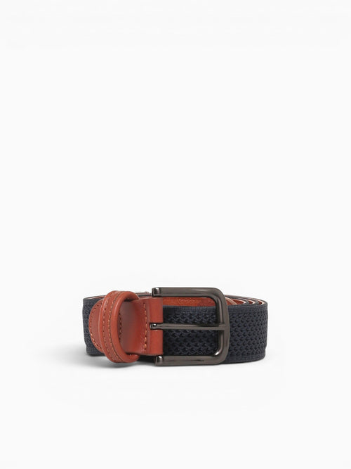 Amherst Knit Belt Navy 758082 Navy / 32