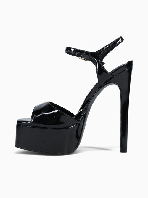 Carlota Black Patent Black / 5 / M