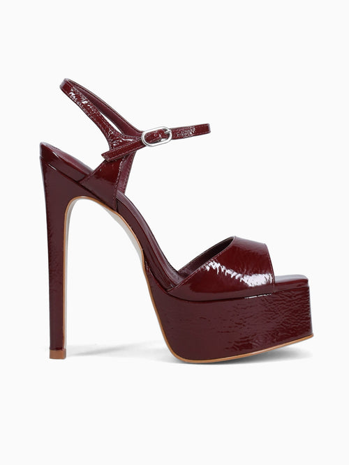 Carlota Deep Red Patent Dark Red / 5 / M