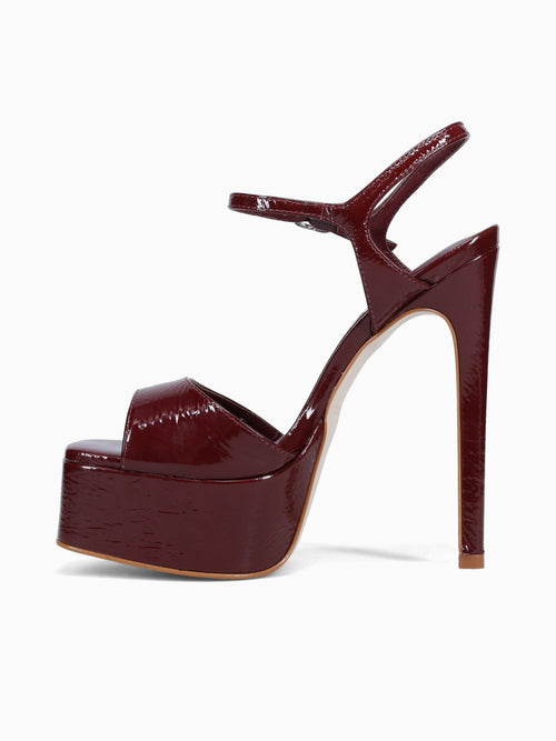 Carlota Deep Red Patent Dark Red / 5 / M