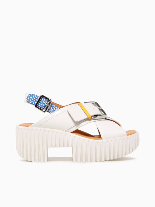 Plia Juno White Mix Nappa White / 36 / M