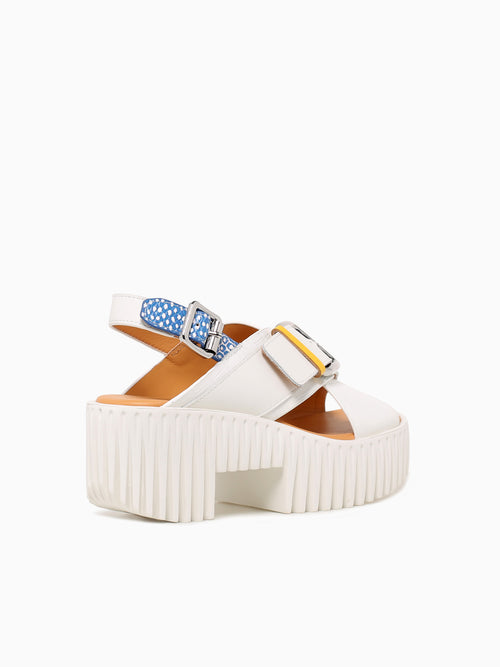 Plia Juno White Mix Nappa White / 36 / M