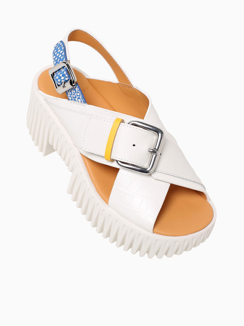 Plia Juno White Mix Nappa White / 36 / M