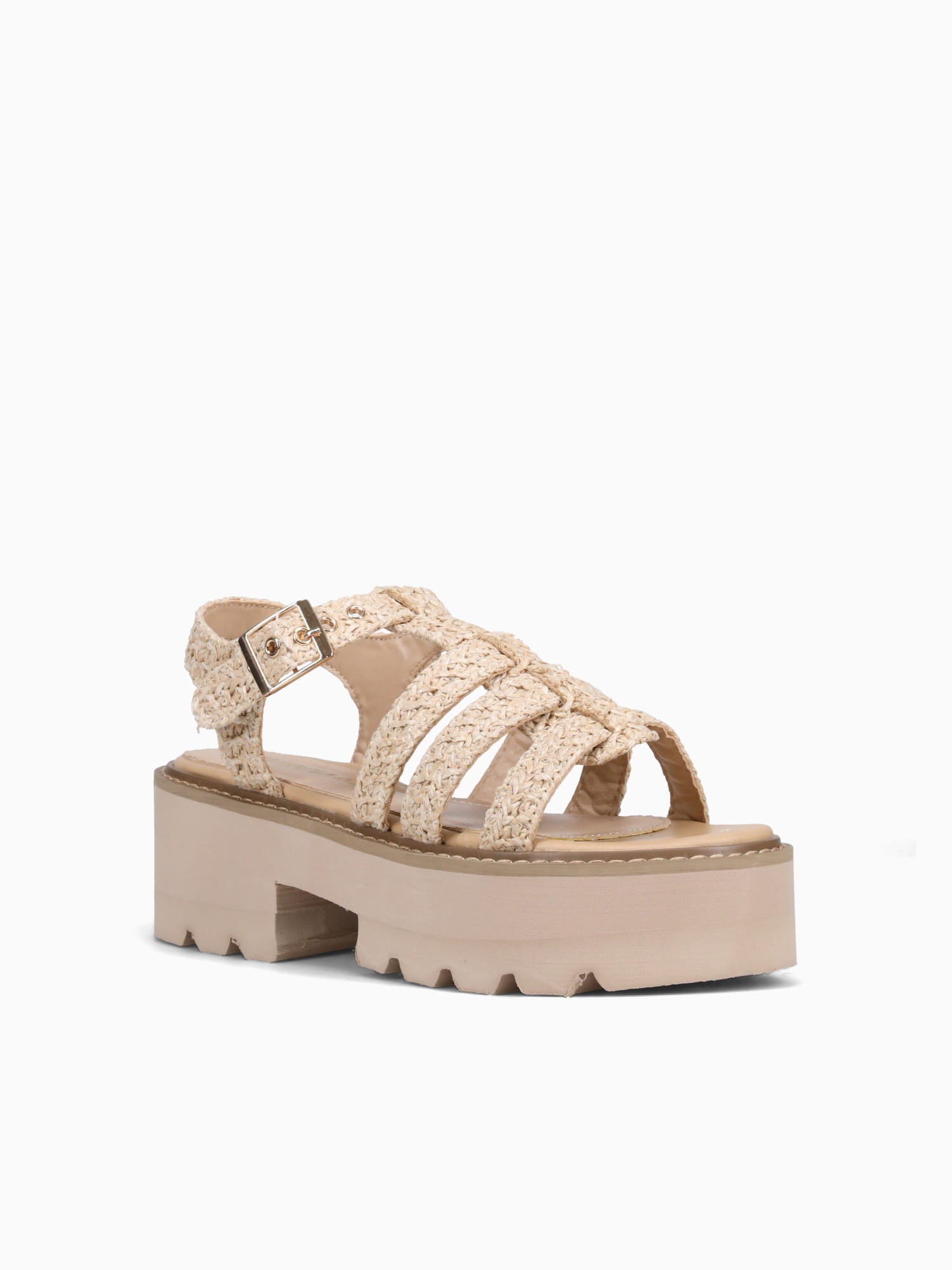 Taylor Beige Raffia Beige / 5 / M