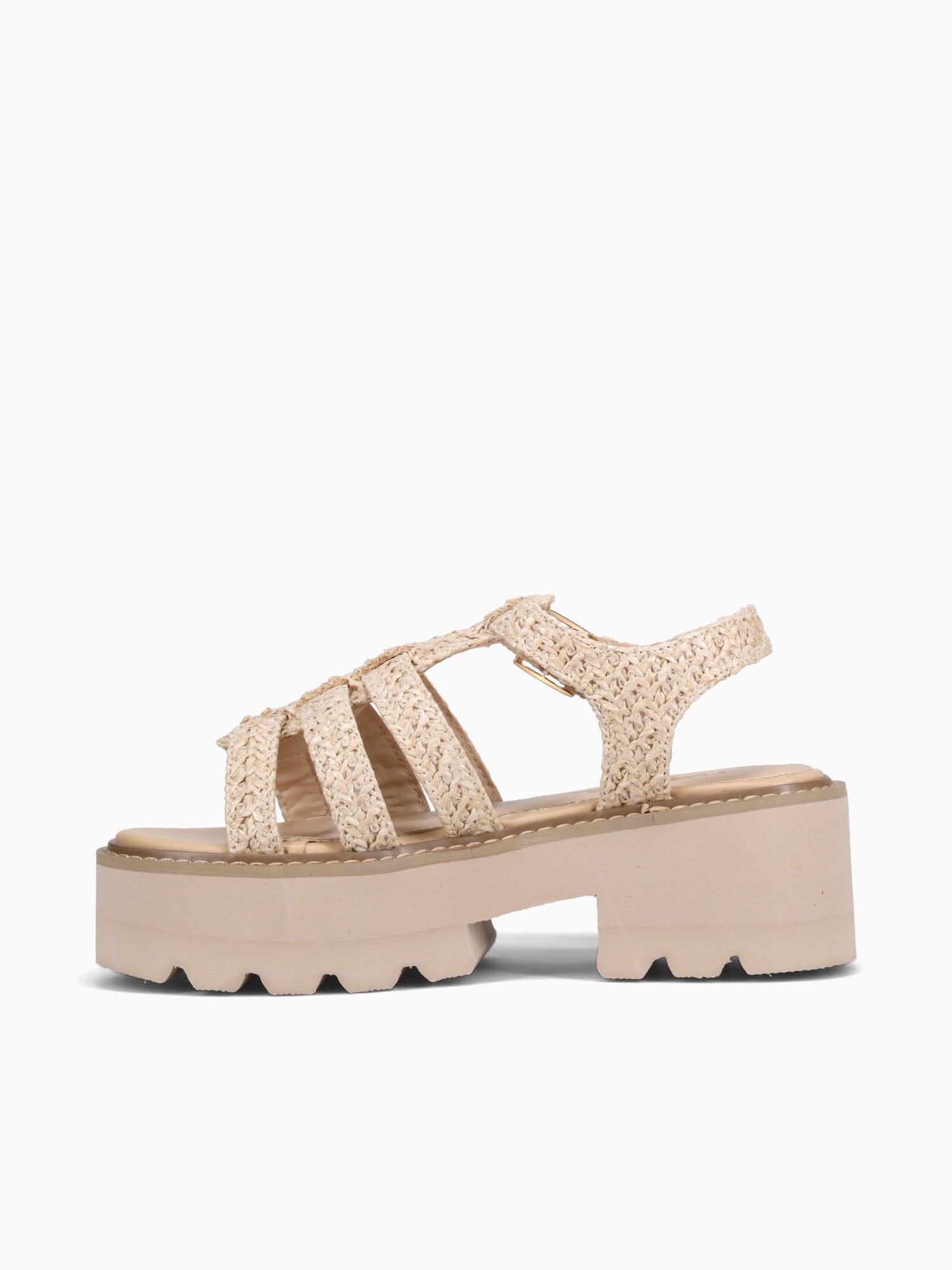 Taylor Beige Raffia Beige / 5 / M