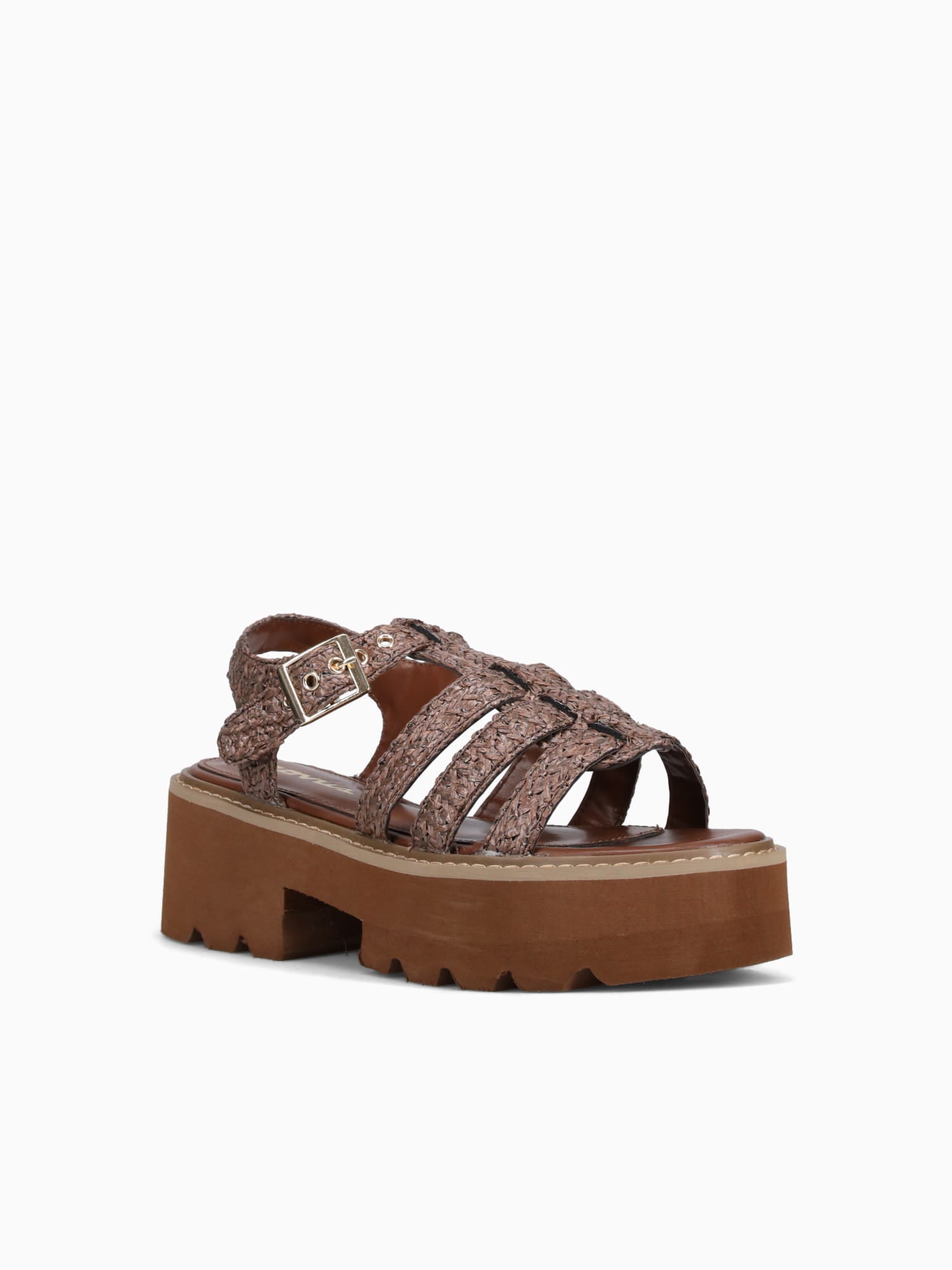 Taylor Brown Raffia Brown / 5 / M