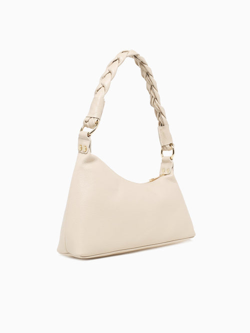 Marley Braid Shoulder Bag Panna Off White