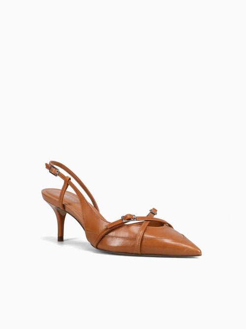 Leia Tan Tourino Leather Tan / 5 / M