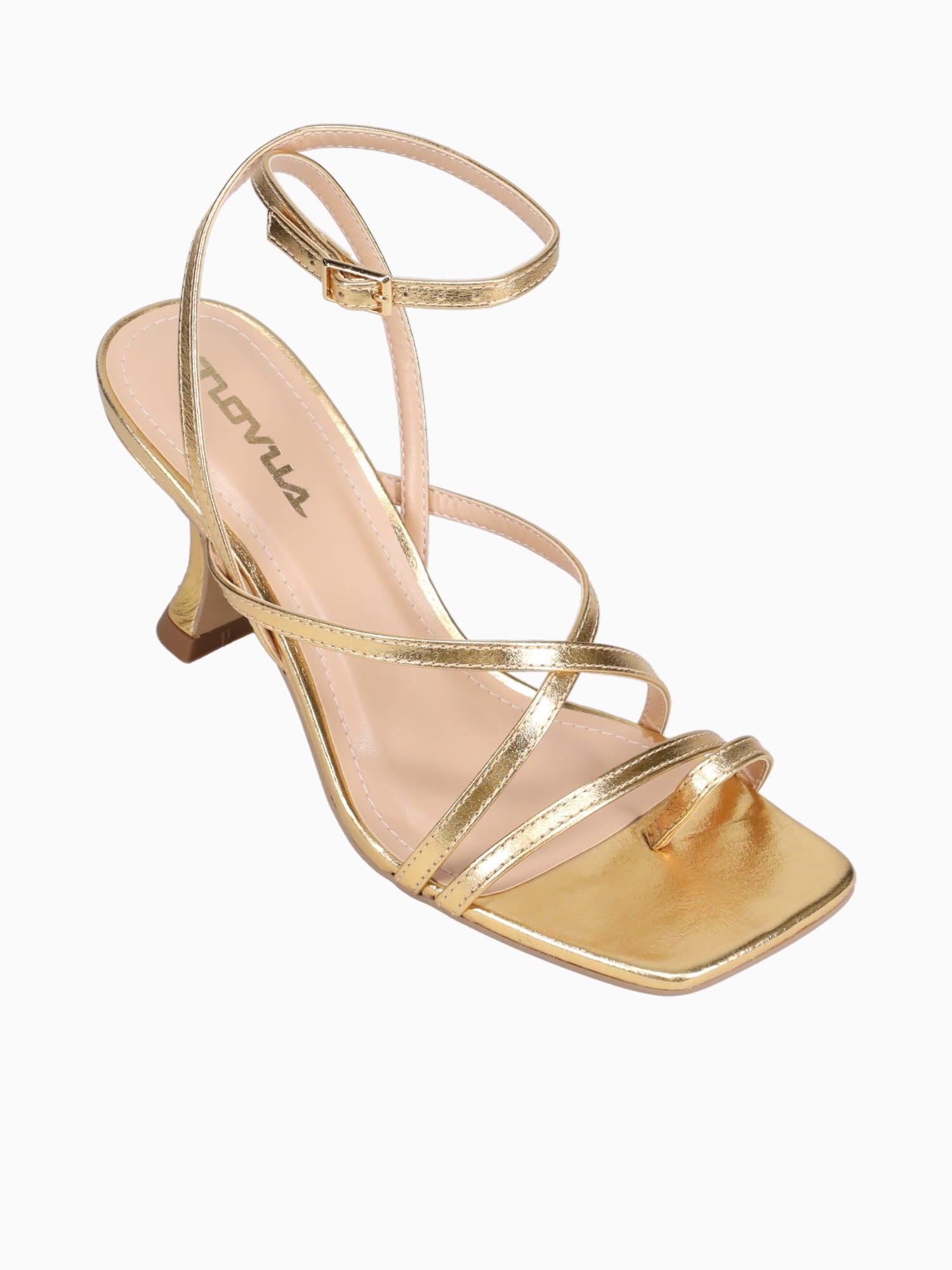 Hillary Gold Crystal Leather Gold / 36 / M