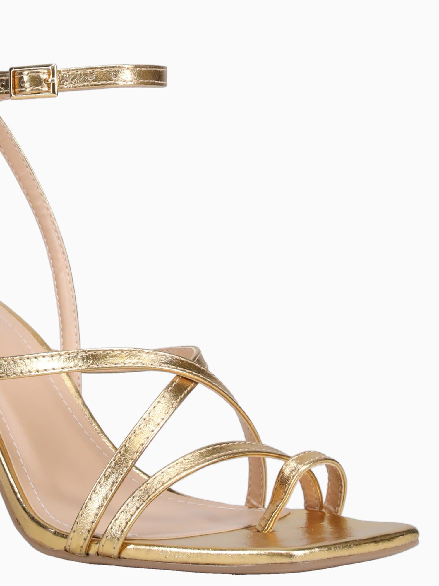 Hillary Gold Crystal Leather Gold / 36 / M