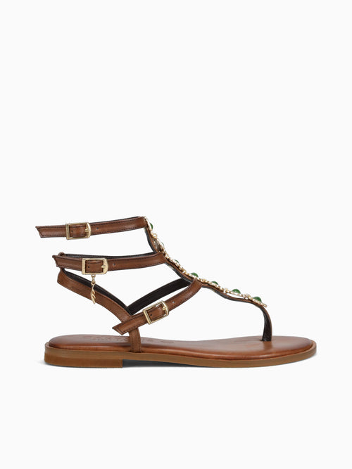 621026 Brown Leather Brown / 36 / M