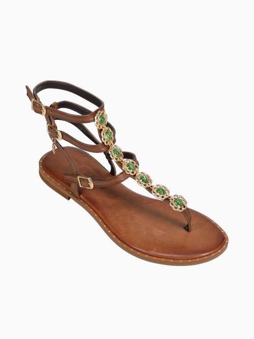 621026 Brown Leather Brown / 36 / M