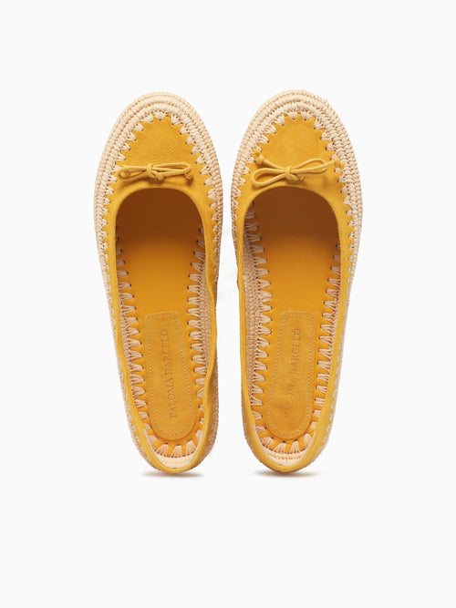 Tina Mustard Kid Suede Dark Yellow / 36 / M