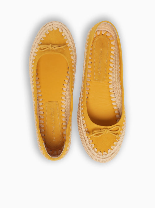 Tina Mustard Kid Suede Dark Yellow / 36 / M