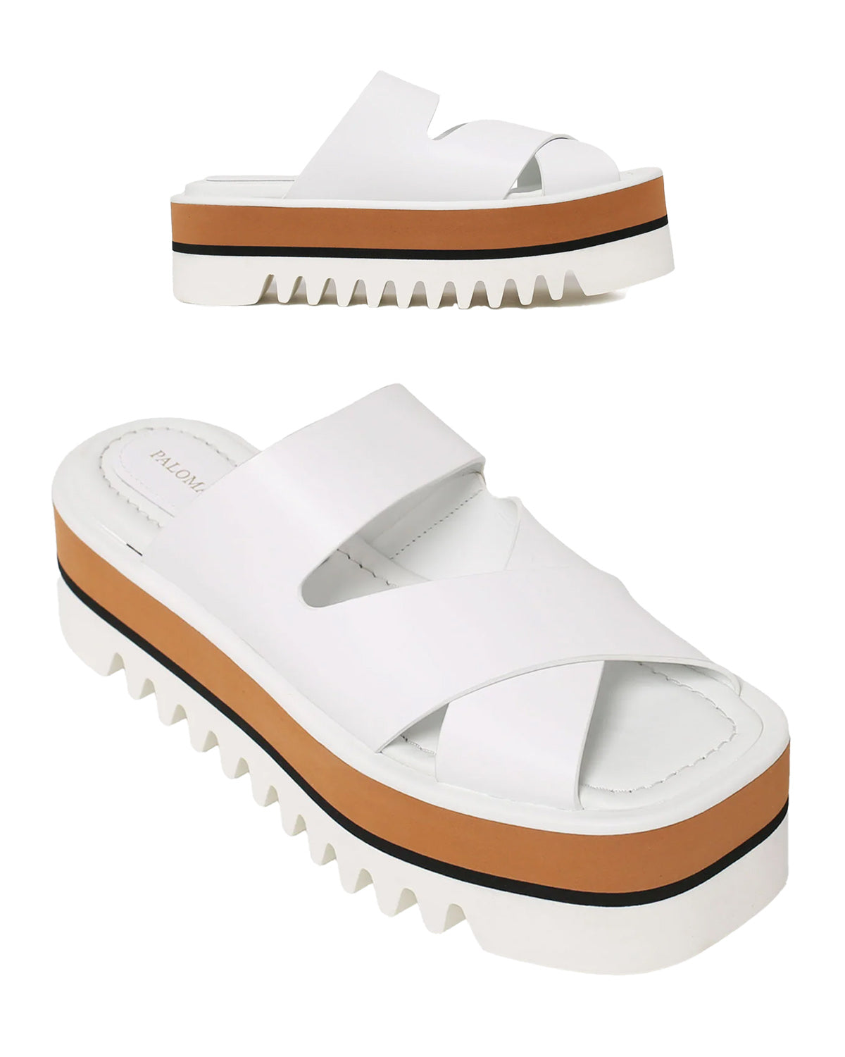 Garner White Cowhide