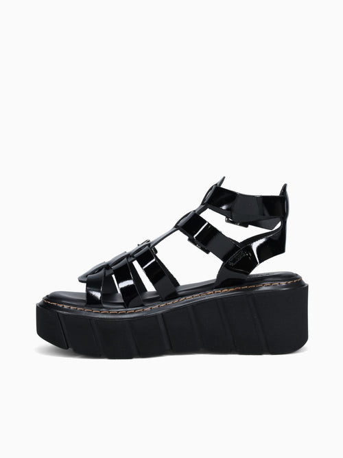 Laura Nero Pelle Vernice Black / 36 / M