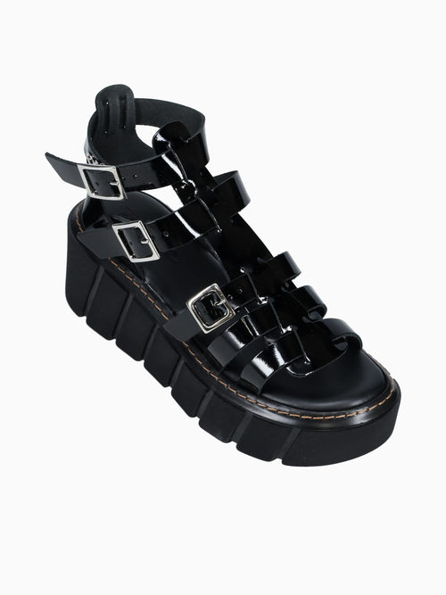 Laura Nero Pelle Vernice Black / 36 / M